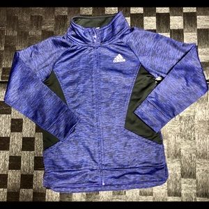 Kids Adidas lightweight coat zip up.